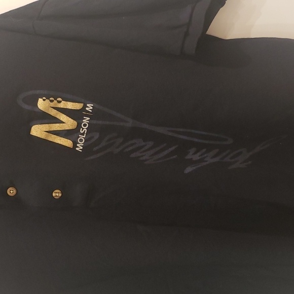 Copasetic Polo T-Shirt Black Men's XL Molson - Picture 6 of 11